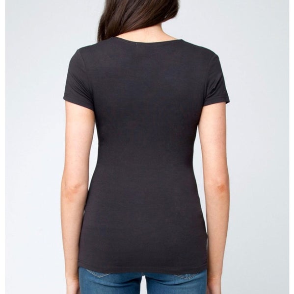 Ripe Maternity Embrace Nursing Tshirt Feeding Pregnancy Top White Black Carousel 6