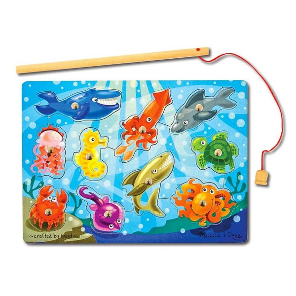 Melissa & Doug Wooden Magnetic Game Carousel 2