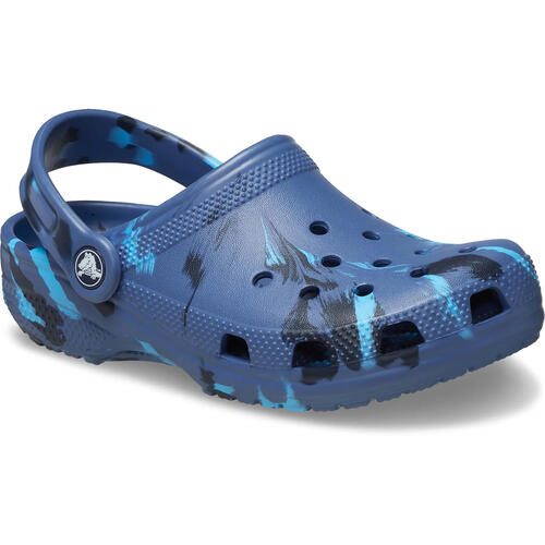 CROCS CLASSIC MARBLED CLOG TODDLERS NAVY/MULTI Carousel 2