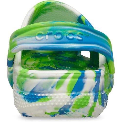 CROCS TODDLERS CLASSIC GLOW MARBLED CLOG PREP BLUE/MULTI Carousel 2