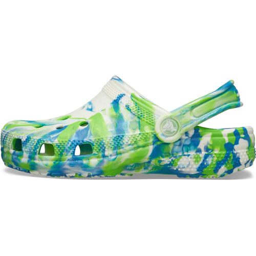 CROCS TODDLERS CLASSIC GLOW MARBLED CLOG PREP BLUE/MULTI Carousel 5