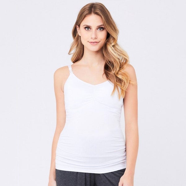 Ripe Maternity Ultimate Express Tank Top - White Carousel 2
