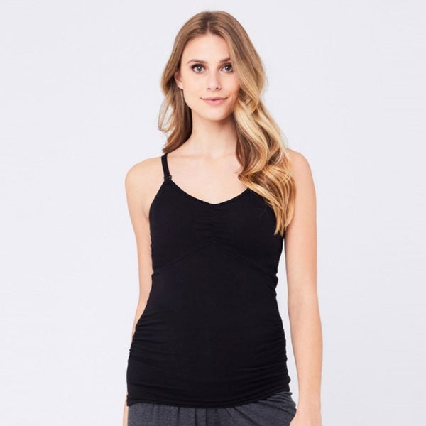 Ripe Maternity Ultimate Express Tank Top - Black Carousel 2
