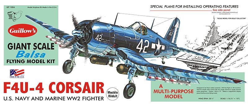 Guillows 1:16 1004 Vought F-4U-4 Corsair Carousel 1