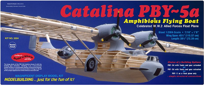 Guillows 2004 Consolidated PBY-5A Catalina Flying Boat Carousel 1