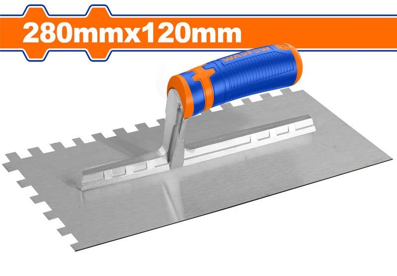 Plastering Trowel With Teeth 280mm x 120mm Carousel 1