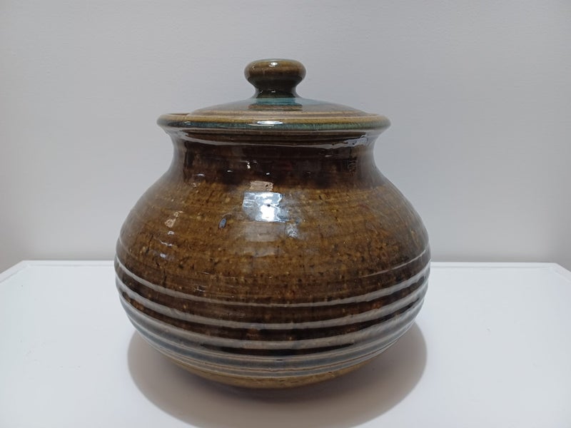 *** Large Peter Alger Lidded Pot *** Carousel 2