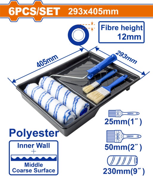 Cylinder Brush Painting 6-in-1 Set Carousel 1