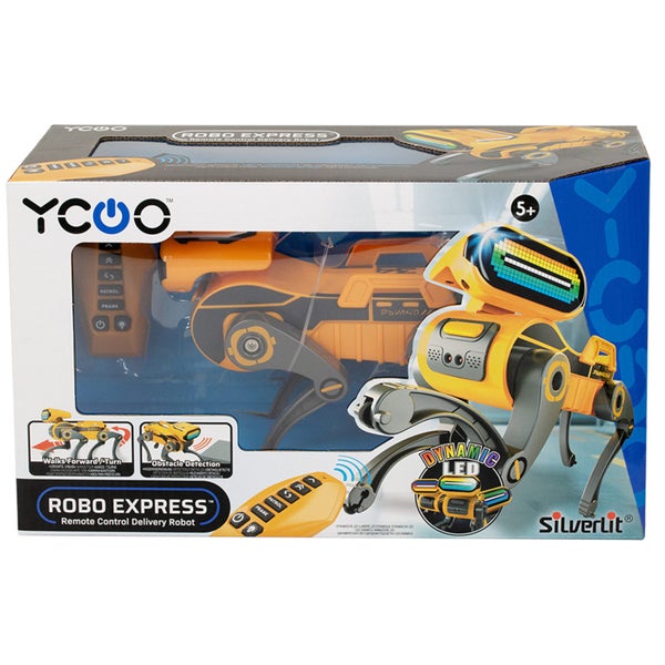Silverlit YCOO ROBO EXPRESS Orange, Dynamic LED R/C Control, Sensors, Storage Carousel 2