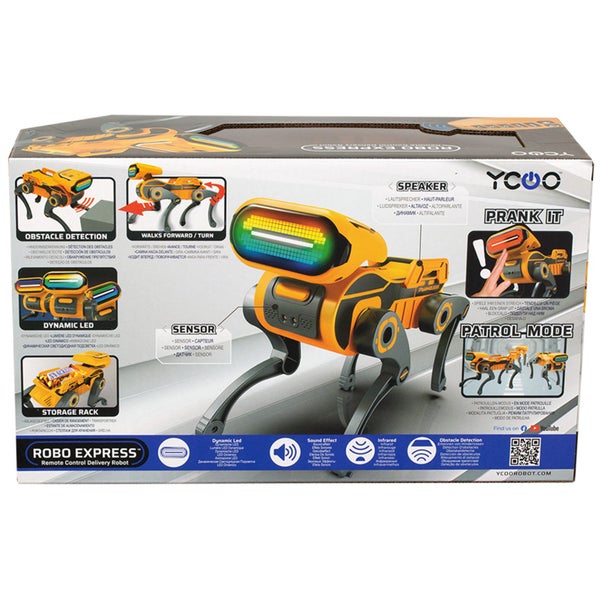 Silverlit YCOO ROBO EXPRESS Orange, Dynamic LED R/C Control, Sensors, Storage Carousel 3
