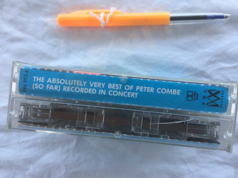 CASSETTE Tape ‘Peter Combe-Absolutely Very Best’ 1991 Australia. 2 Cassettes Carousel 2