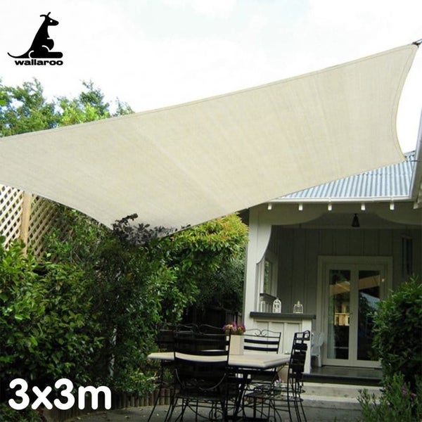 Uv-stabilised Waterproof Shade Sail 3x3m Carousel 5