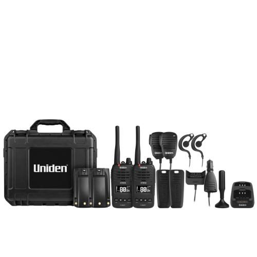 Uniden XTRAK50-2TP TWIN PACK 5W UHF-CB Handheld Commercial Chasis, Replay Carousel 1