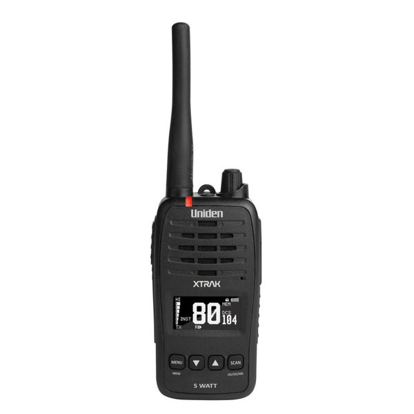 Uniden XTRAK50-2TP TWIN PACK 5W UHF-CB Handheld Commercial Chasis, Replay Carousel 2