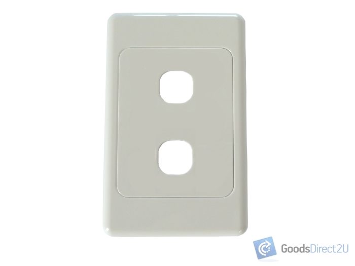 Blank Plate - 2 Gang Carousel 1