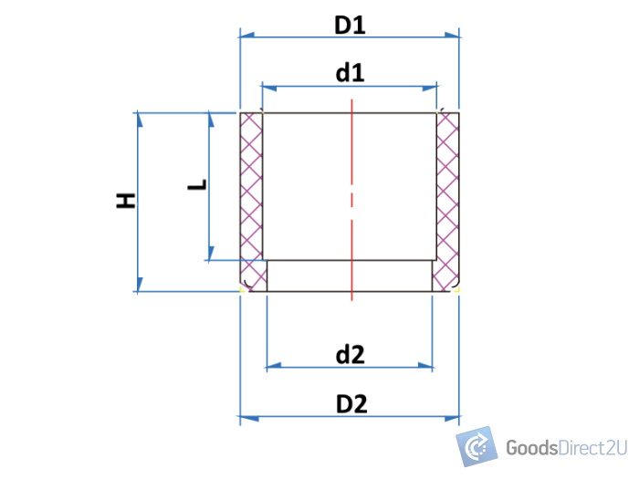 Conduit Reducer - 25mm x 20mm (Grey) - JAJ Carousel 2