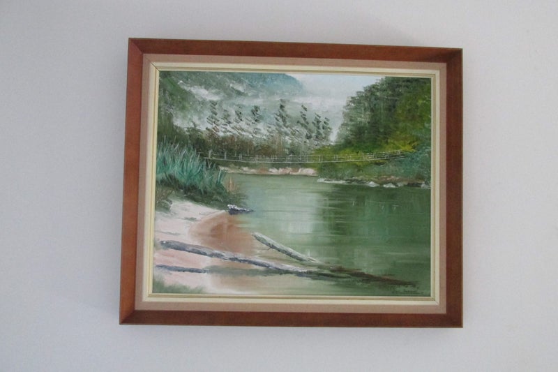 DON PARLANE OIL PAINTING - HEAPHY TRACK Carousel 2