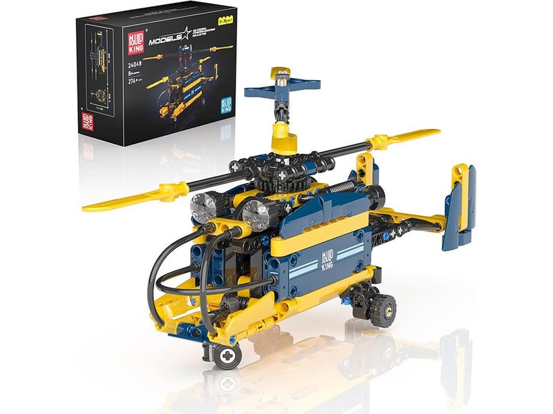 Coaxial Rotor Helicopter Building Sets, Plane Building Blocks, Helicopter Model Carousel 1