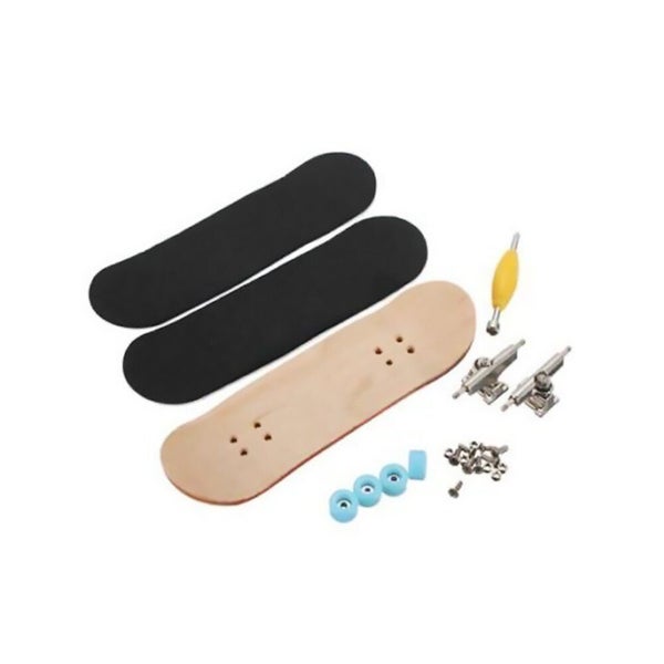 Complete Wooden Fingerboard Finger Skate Board Maple Wood Set Kids Toys Gift #T Carousel 4