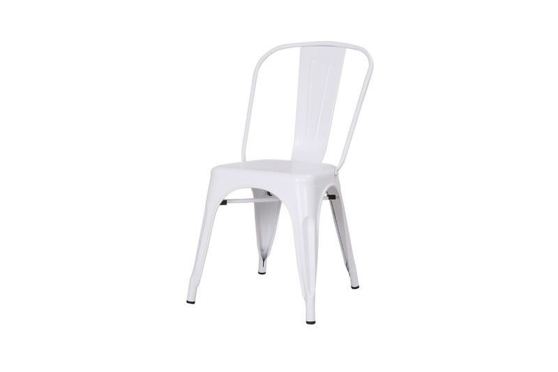 TOLIX Replica Dining Chair - Matt White Carousel 1