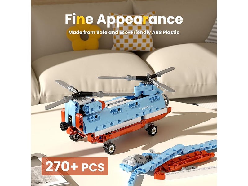 Mould King Building Sets Mini Helicopter Building Sets, Model Airplane Carousel 2