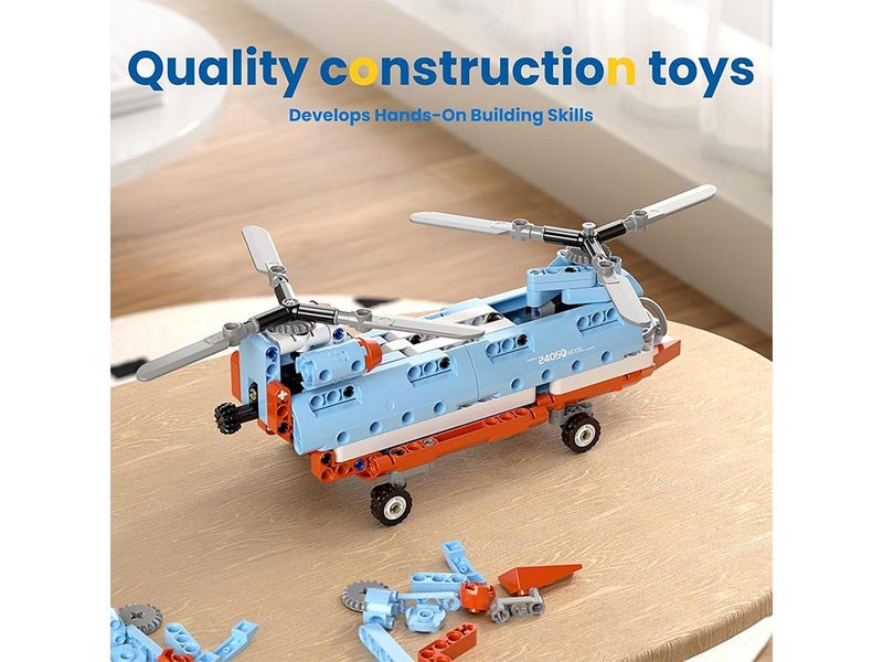 Mould King Building Sets Mini Helicopter Building Sets, Model Airplane Carousel 6