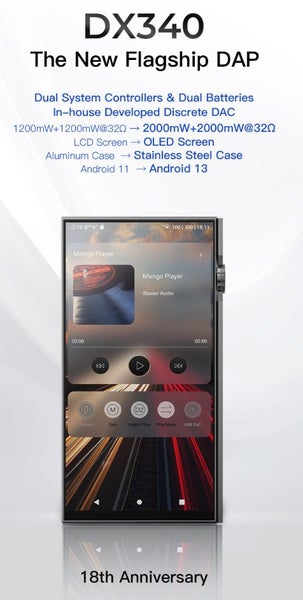 iBasso DX340 DAC DAP Music Player high fidelity DSD Brand New courier 7-9 days Carousel 2