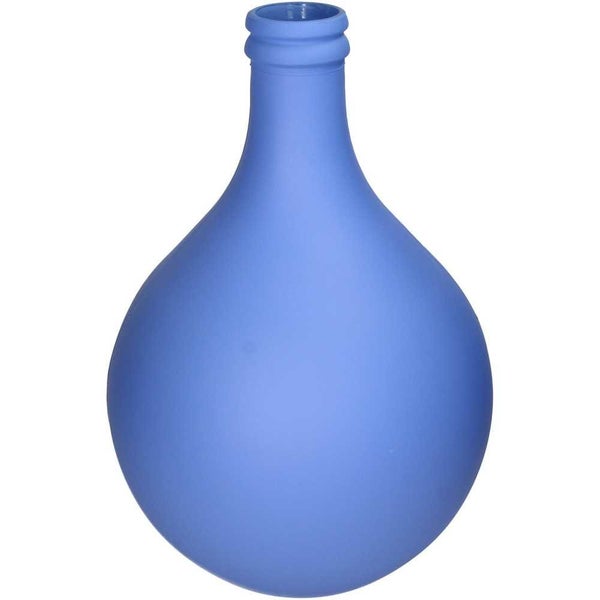 Kersten Recycled Glass Vase Blue 43cm Carousel 1