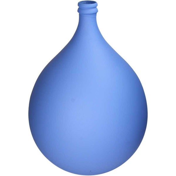 Kersten Recycled Glass Vase Blue 56cm Carousel 1