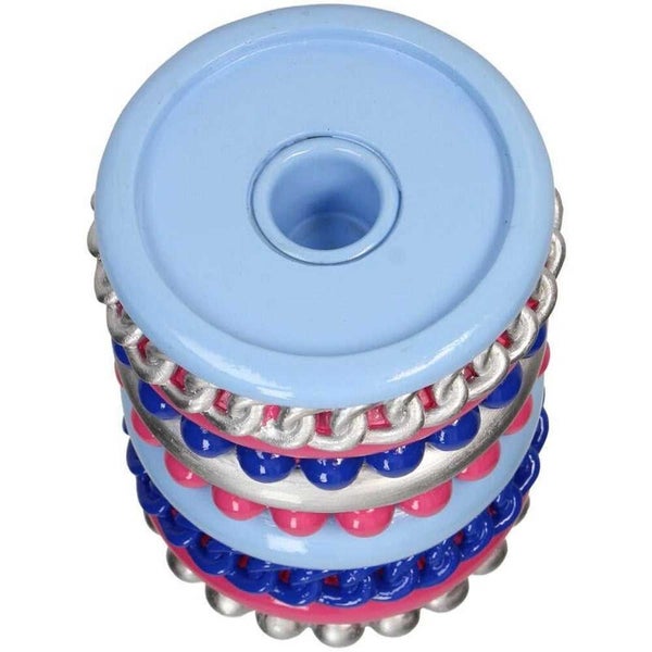 Kersten Bracelet Candle Holder Blue, Pink, Navy & Silver 13.3cm Carousel 4