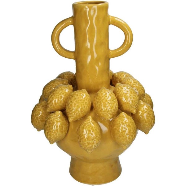 Kersten Lemon Vase Yellow 42cm Carousel 1