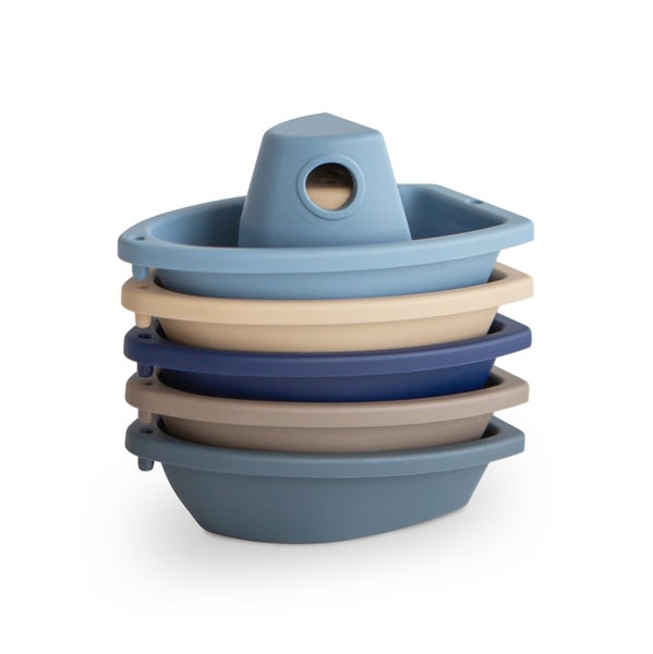 Mushie: Bath Boats Play Set - Ocean (Set of 5) Carousel 1