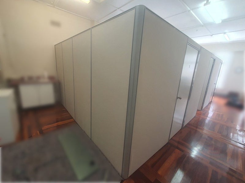 Partition Rooms with doors / Temporary rooms set-up Carousel 4