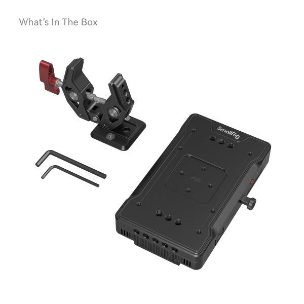SmallRig Advanced V-Mount Battery Mount Plate with Crab-Shaped Clamp 3202B Carousel 7