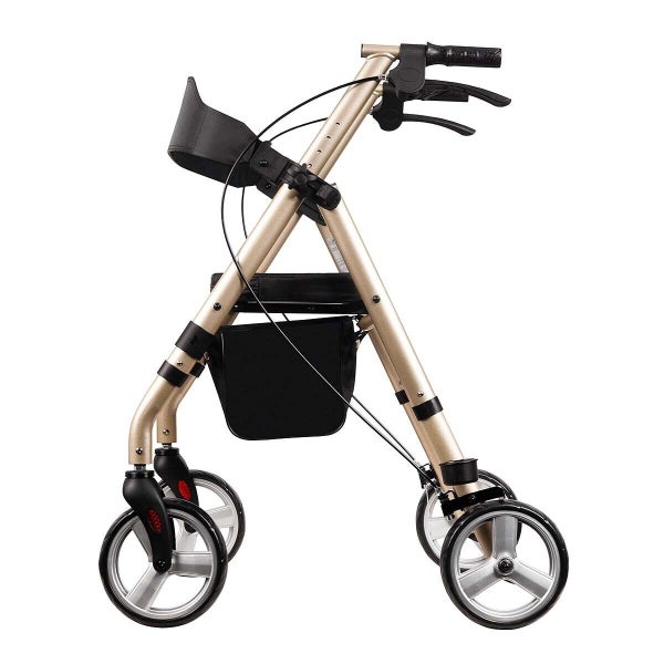 Classic Rollator, Mobility 4 Wheel Walker, Folding, Walking Frame Carousel 5
