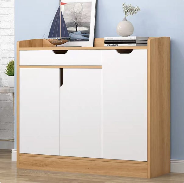 Simple Composite Wood Hallway Shoe Storage with Drawers 900/1000mm Carousel 1