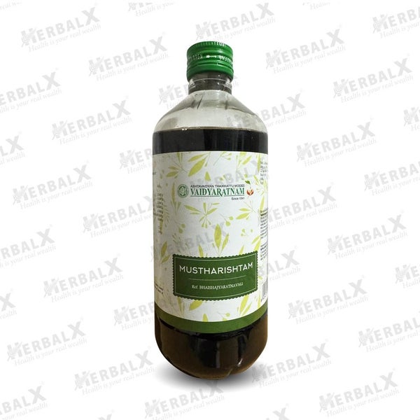 Mustharishtam | Treat Digestive Disorders | Relieves Bloating, Diarrhoea- 450 ml Carousel 1