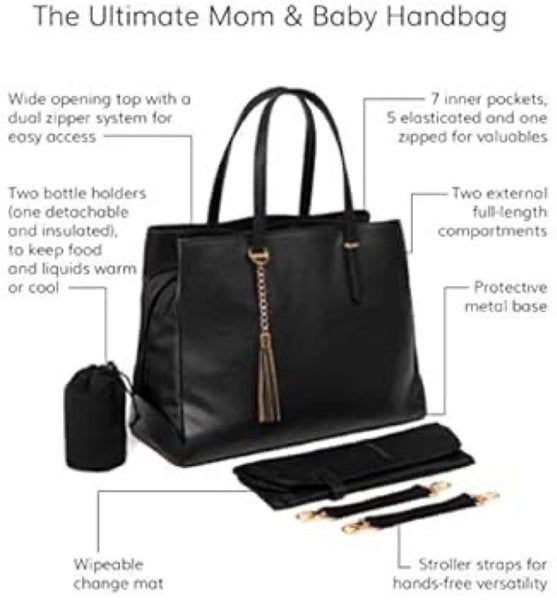Designer Mom Tote Handbag Baby Diaper Nappy Bag Carousel 2