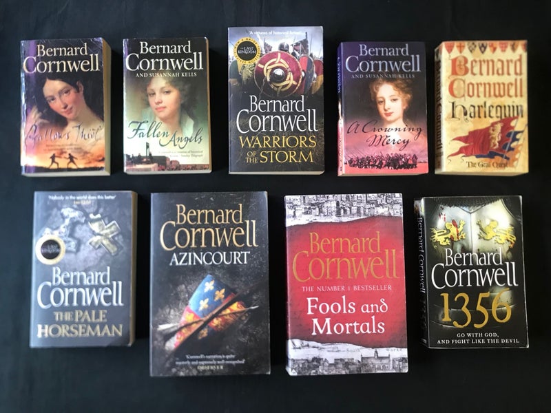 NINE BERNARD CORNWELL BOOKS - HISTORICAL ADVENTURES Carousel 1