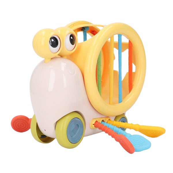 sensory shape sorter pull string toy baby pull string toy silicone pull string Carousel 2