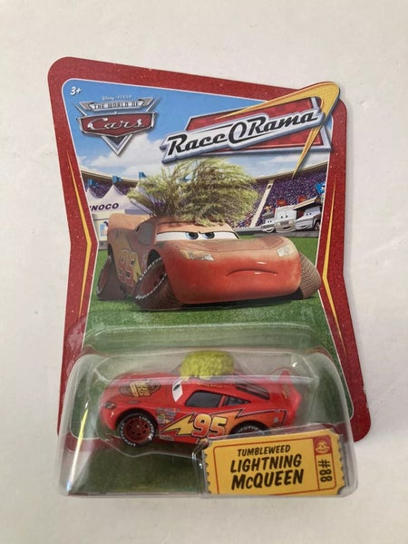 Disney Pixar Cars Race O Rama #88 Diecast Tumbleweed Lightning McQueen Mattel Carousel 1