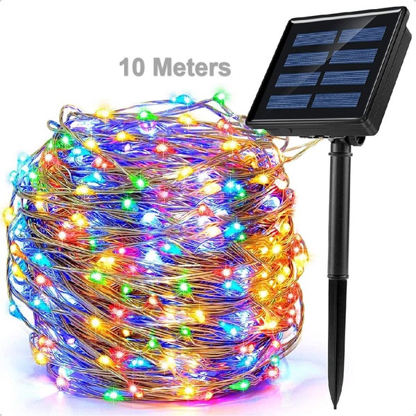 100LED 10M Solar Fairy Lights Outdoor String Light *Over Stocked* Carousel 2