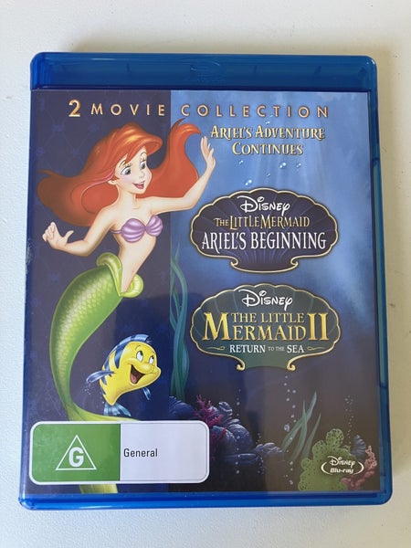 The Little Mermaid : Ariel's Beginning / Return to The Sea Blu Ray Carousel 1