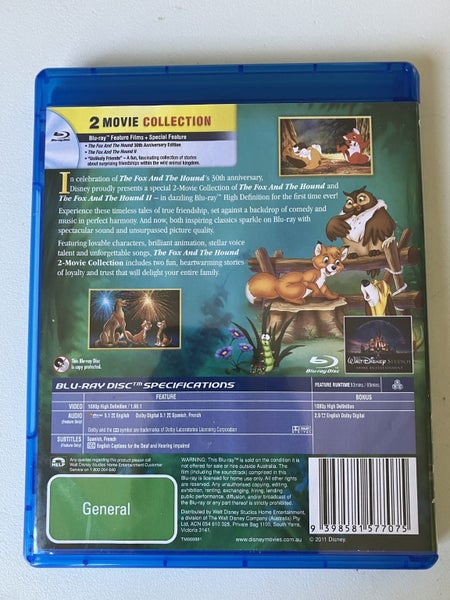 The Fox and the Hound I & II Blu Ray (30th Anniversary Edition) Carousel 3