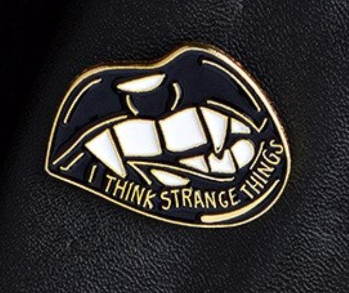 ***I THINK STRANGE THINGS*** VAMPIRE PIN Carousel 2