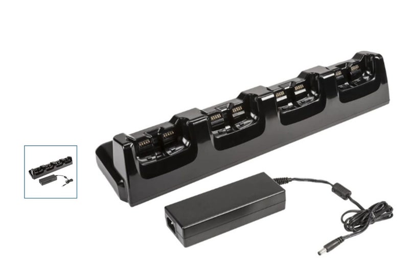 Honeywell CT50/CT60 Accessories 4 Bay Charger Dock Charger plus Adapter Carousel 1