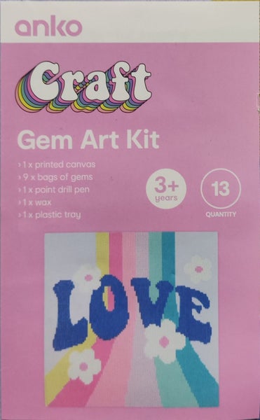 Anko Craft Gem Art Kit NEW Carousel 5