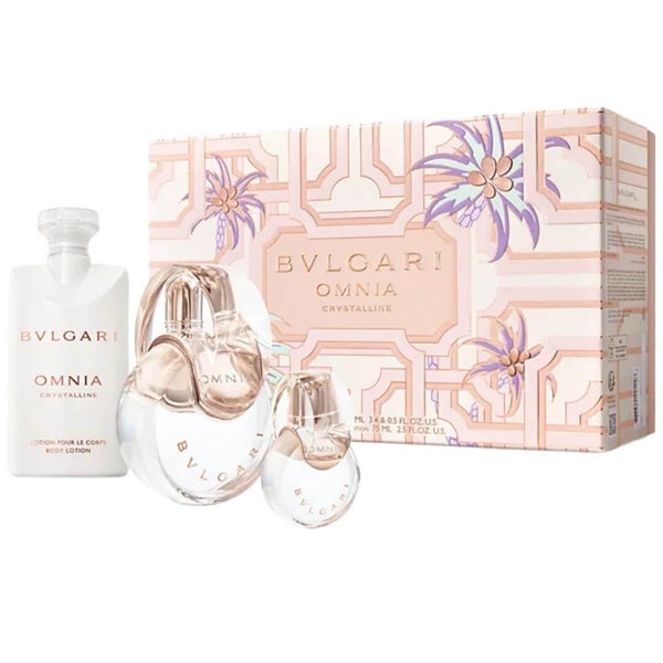 Bvlgari Omnia Crystalline EDT 100ml 3PC Set + Lotion + 15ml Carousel 1