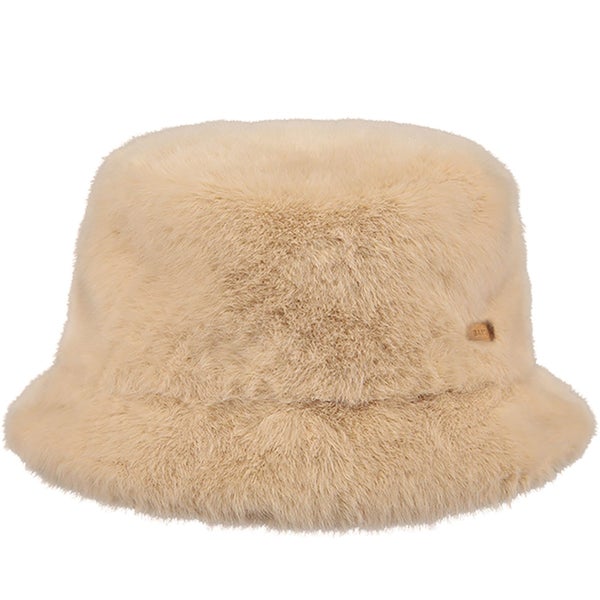 Barts Womens Breatia Faux Fur Adjustable Fully Lined Bucket Hat - Light Brown Carousel 1