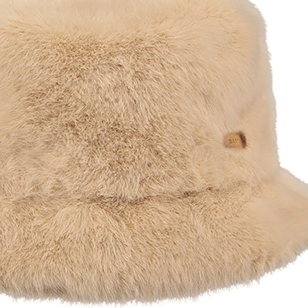 Barts Womens Breatia Faux Fur Adjustable Fully Lined Bucket Hat - Light Brown Carousel 2